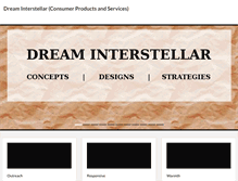 Tablet Screenshot of dreaminterstellar.com